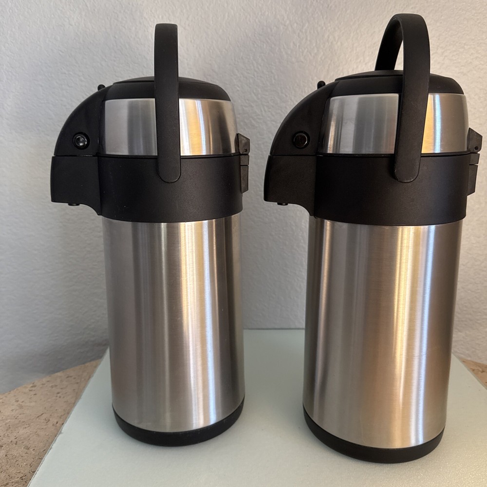 Two hot beverage, carafe servers, Unbranded