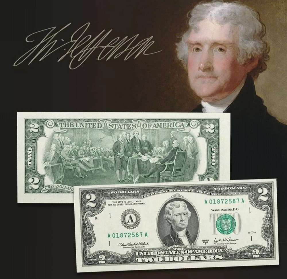 ** 25 Pack Two Dollar Bills ** NEW UNCIRCULATED SEQUENTIAL 2017A