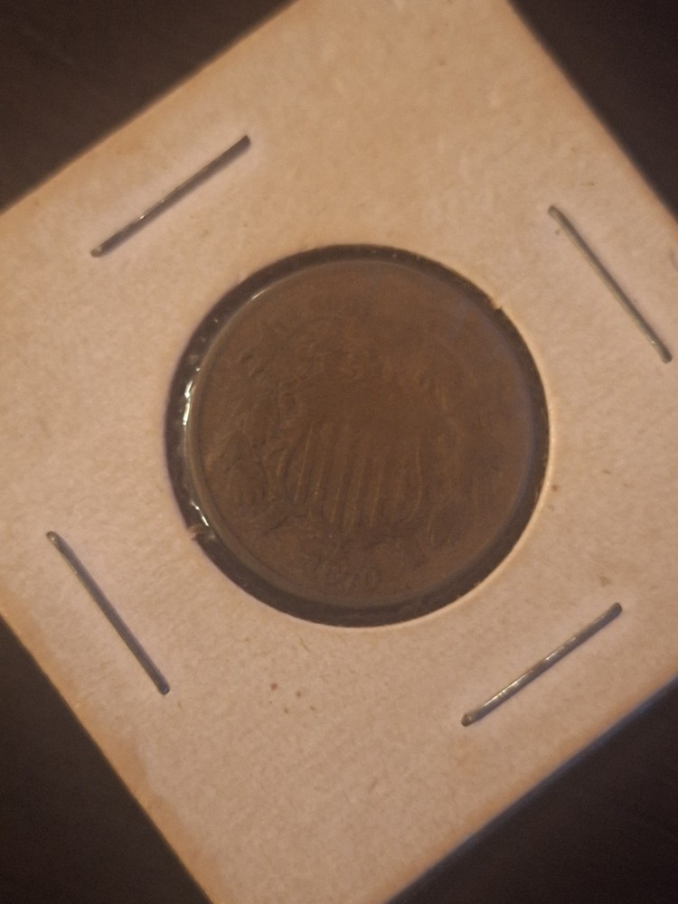 1870-P U.S. Two Cent Piece (VF) Sealed