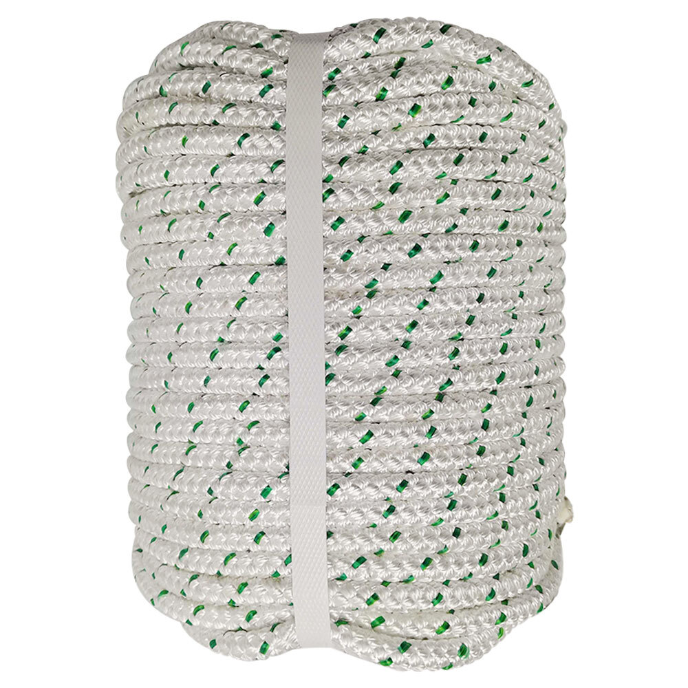 Bull Rope Double Braid Polyester Rope 1544Lbs Breaking Strength 3/8" × 200'