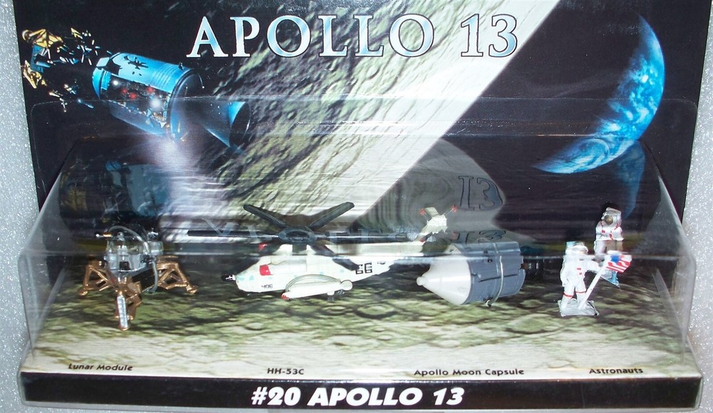 Micro Machines Set - APOLLO 13 Moon, Space, HH-53C