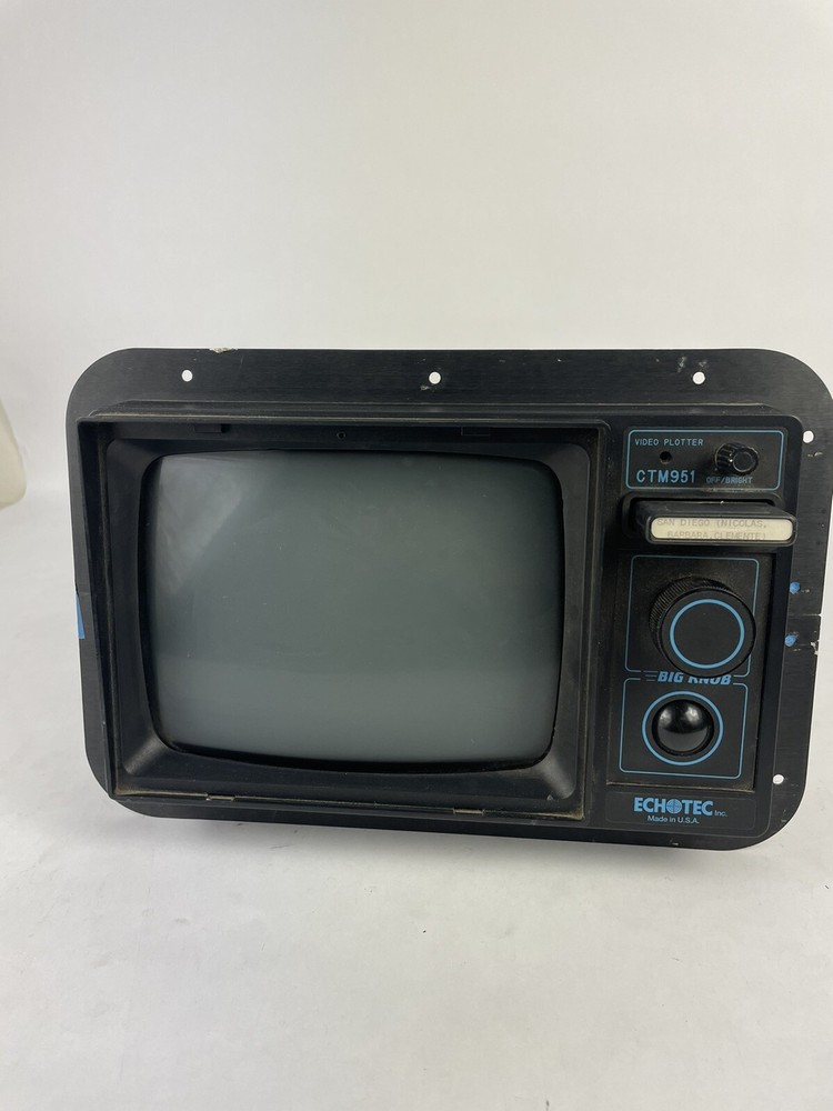 Echotec CTM951 Boat Marine Video Plotter Chartplotter Display