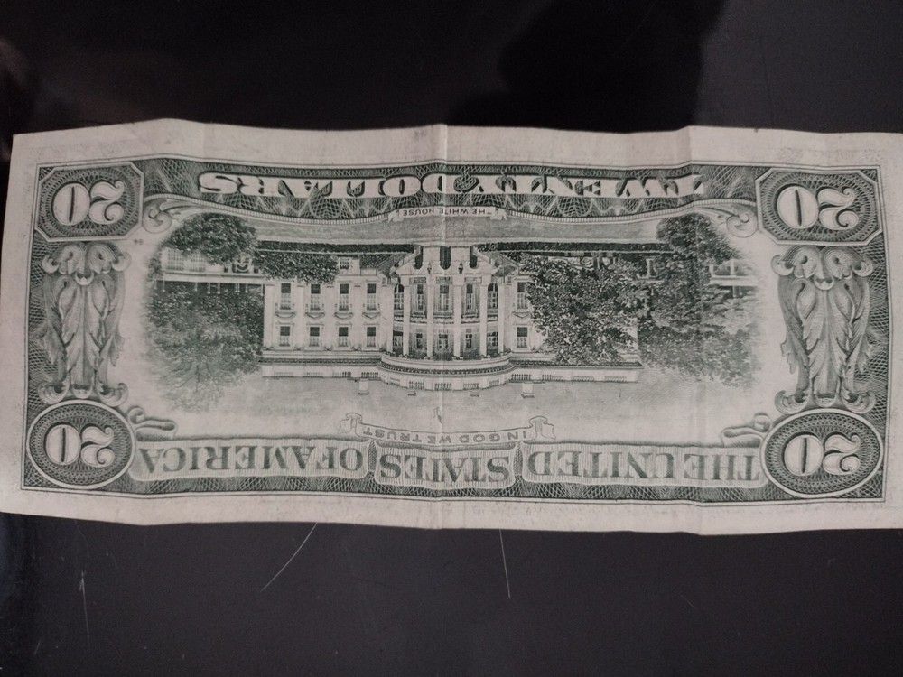 20 dollar bill error print