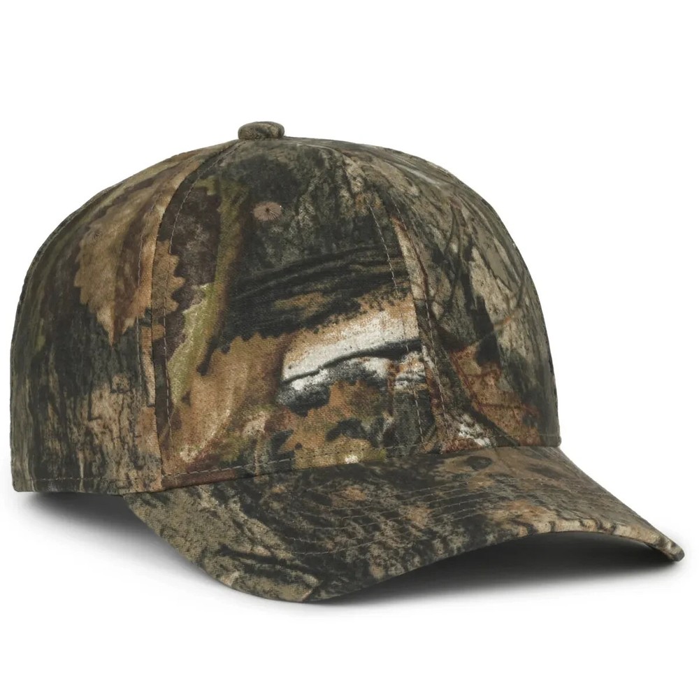 MOSSY OAK Camo Pattern OPTIONS Structured Blank Undecorated Hunting Hat Cap