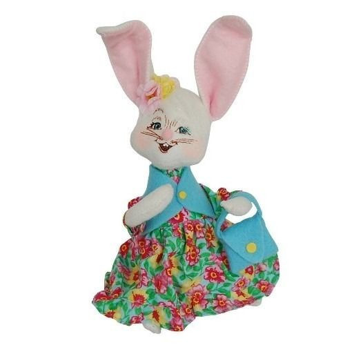 Charming EASTER ROOSTER 8" Annalee Poseable Figure Holiday Table Decoration