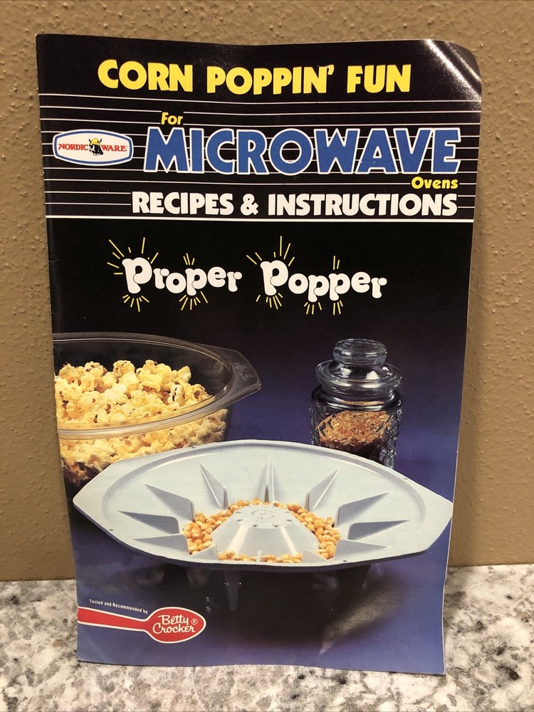 Vintage Nordic Ware Microwave Popcorn Proper Popper