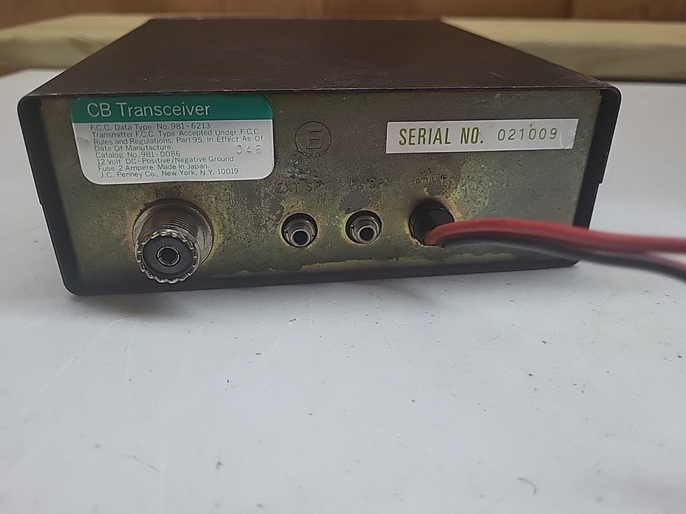 JC Penney CB TRANSCEIVER Pinto 23 Channel