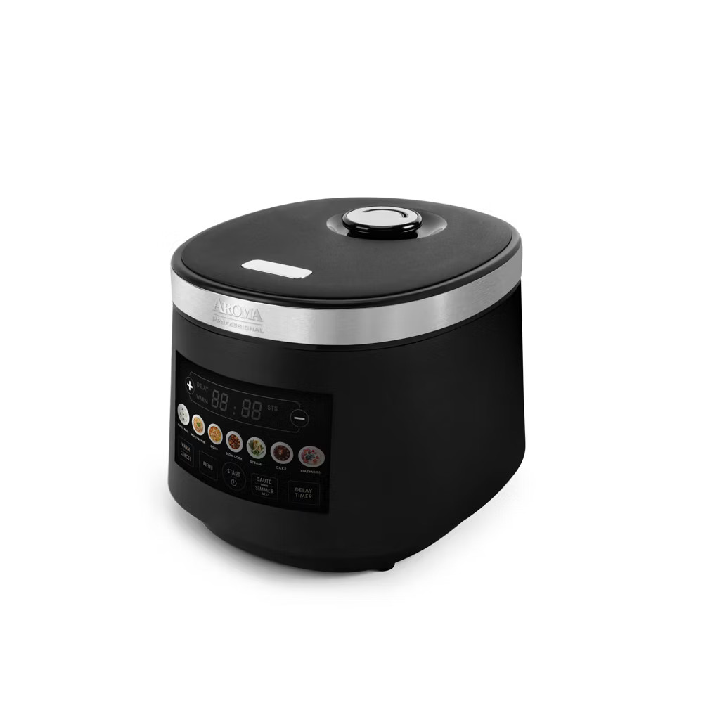 Aroma 20 Cup Digital Rice Cooker Black