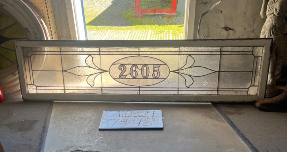Leaded Glass Transom Window GA10321