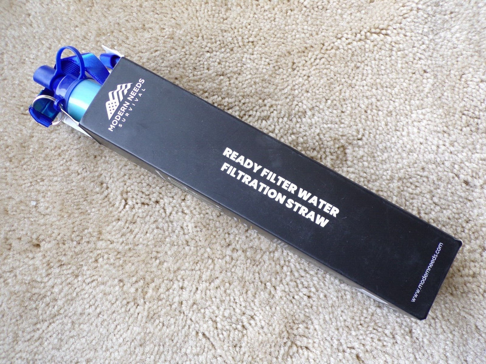 MODERN NEEDS Ready Filter Water Filtration Straw - Activated Carbon; b2