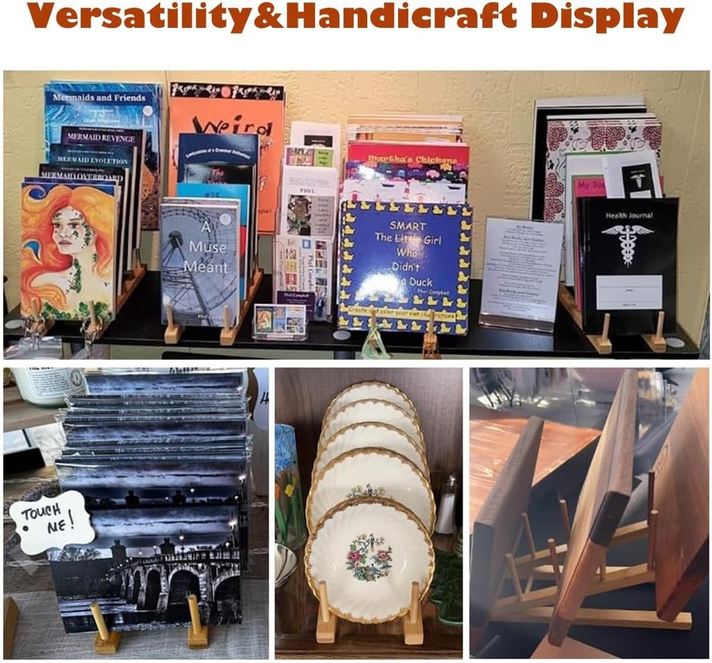 2-Piece Bamboo Dish Drying Rack with Pot Lid Holder,Kitchen Countertop Organizer