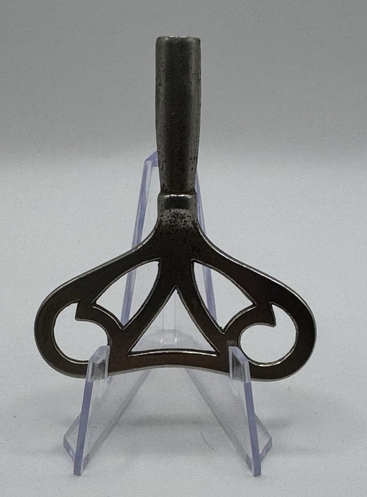 Vintage Iron Scroll type large clock Key 3/8” Square