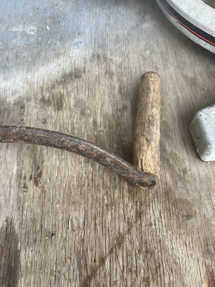 Vintage Handle Auger Bit, 2” Hole