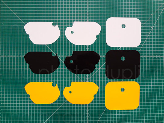 85' 86' 1985-1987 CR80r Number Plate decals stickers graphics Background CR 87'