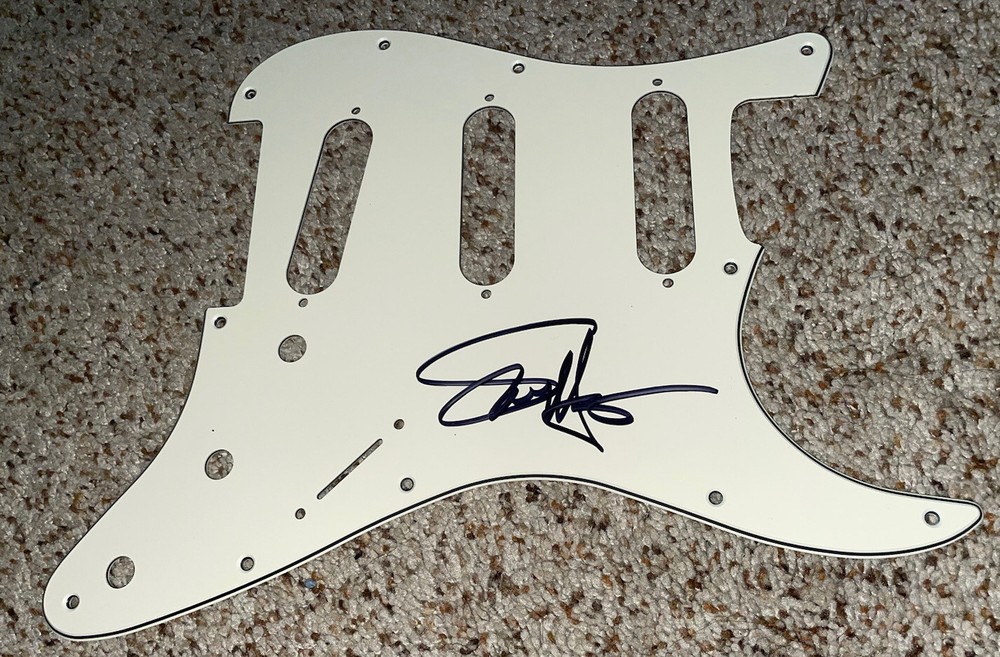 Sammy Hagar Signed Guitar Pickguard Van Halen With Proof