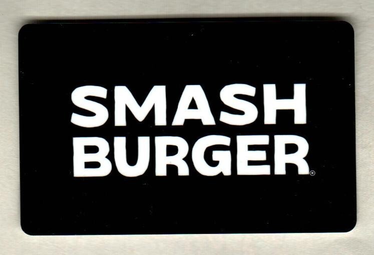 SMASHBURGER Classic Logo White on Black ( 2019 ) Gift Card  ( $0 )