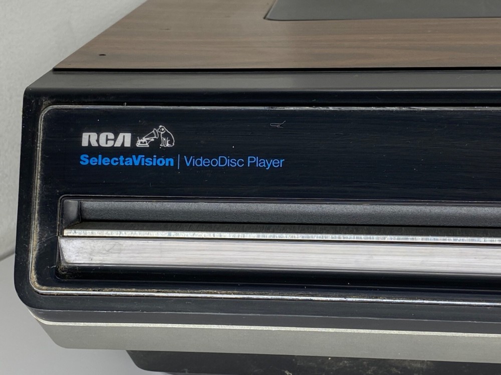 Vintage 1980’s RCA SelectaVision Model SFT 100 W CED VideoDisc Player UNTESTED