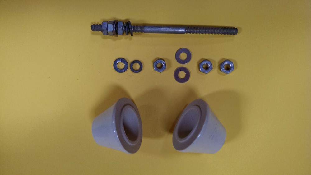 Ham Antenna Through Hole Ceramic Insulator Assemblies. Price is for two.