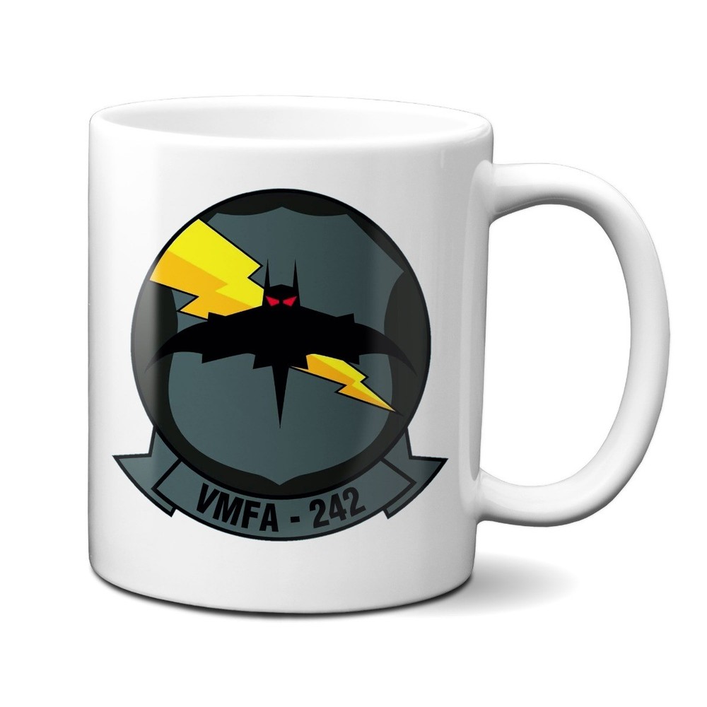 VMFA-242 "Bats" Squadron Logo 11oz Mug