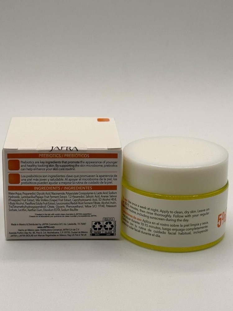 JAFRA BioLab Peeling Effect Mask 5% Alpha & Beta Hydroxy Complex New in Box