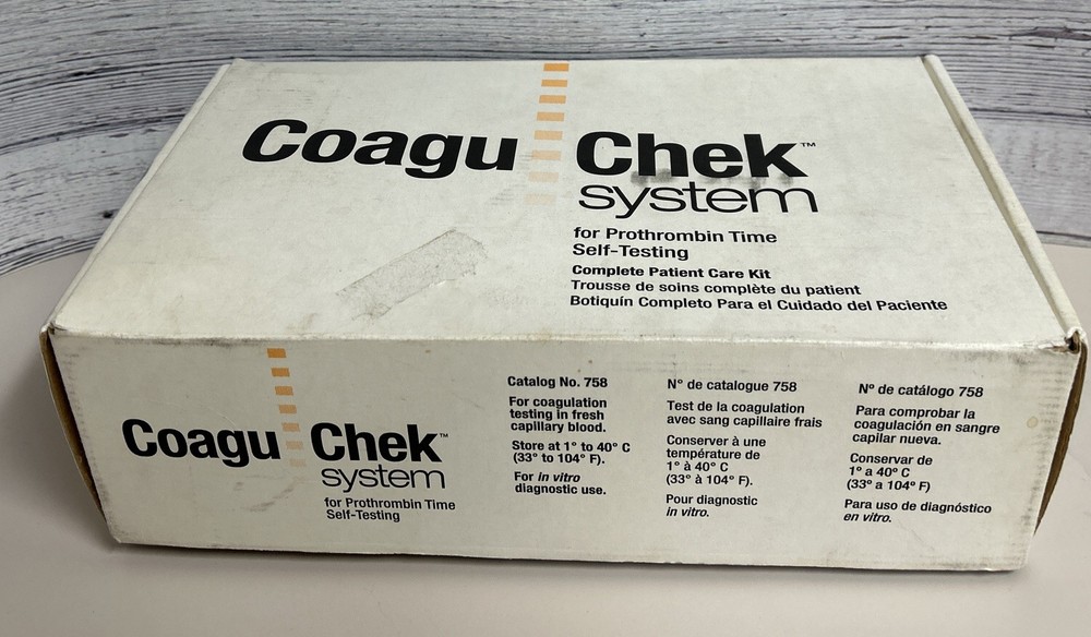 Boehringer Mannheim Roche Coague Check System For Prothrombin Time Self Testing