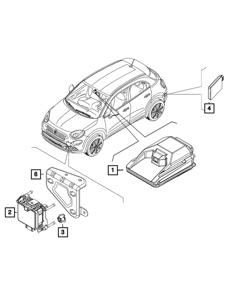 Genuine Mopar Steering Control Module 68548166AA
