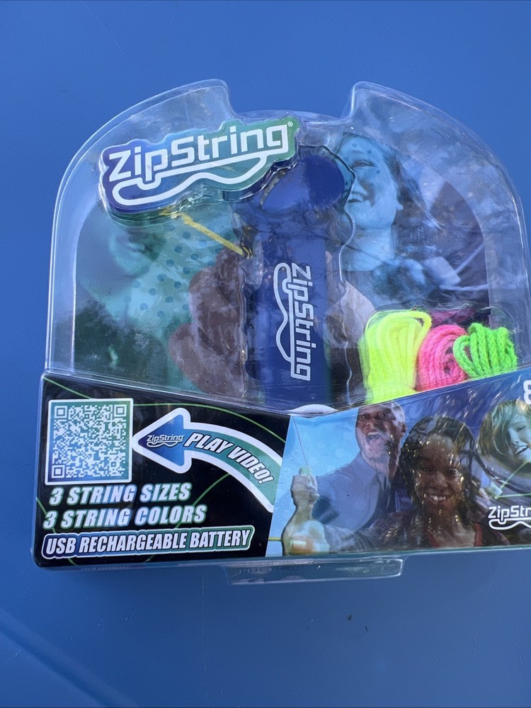ZipString Original String Launcher Toy Blue Rechargeable 3 Colors ..