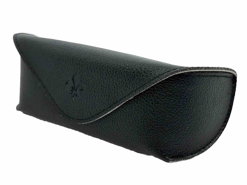 NEW Seraphin Semi Soft Eyeglasses Clamshell Case Magnetic With Microfiber Cloth