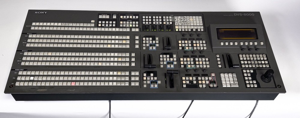 SONY Switcher Control DVS-8000C & Model BKDS-8010 Switcher Panel