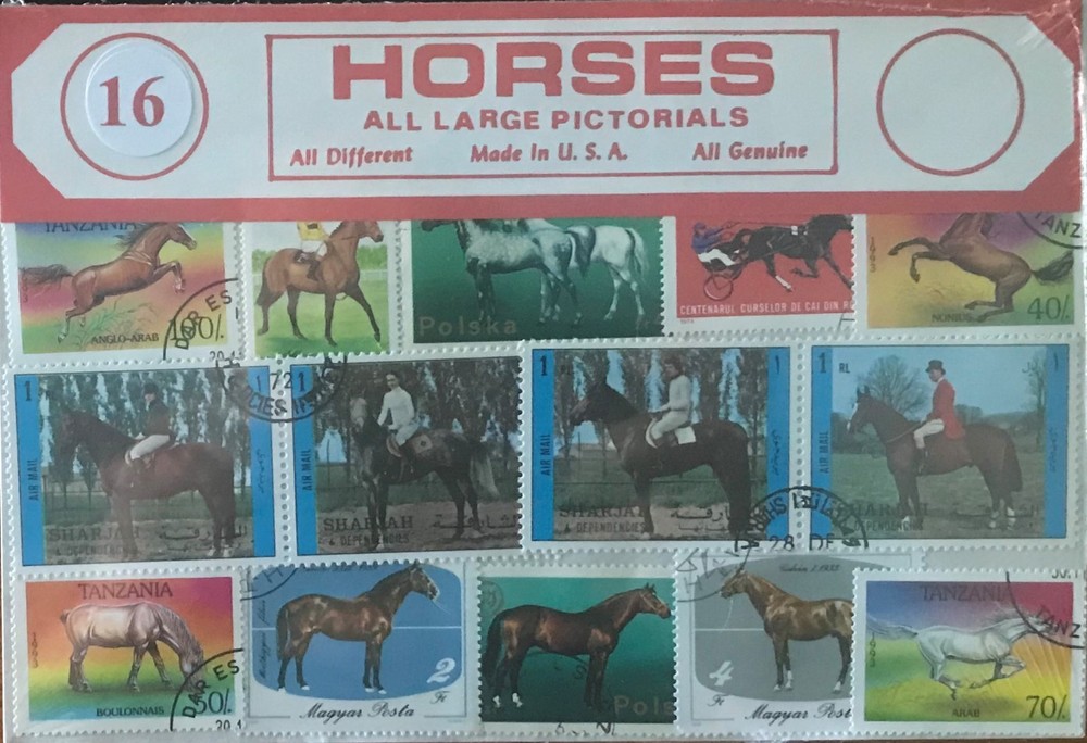 Stamp Packet - Horses