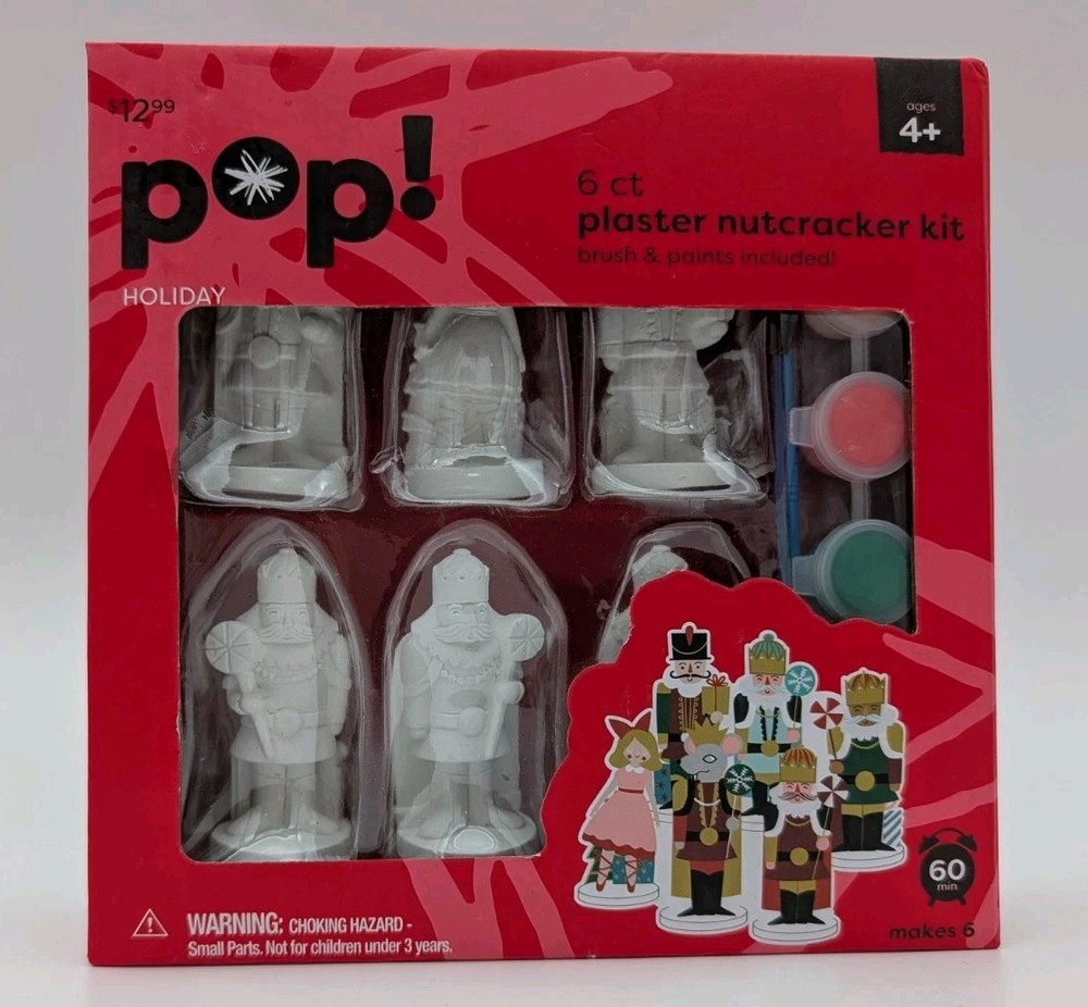 Christmas Paint Kit 6ct Nutcracker  Pop!