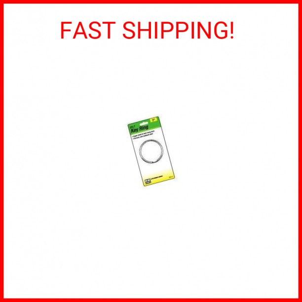 HY-KO PROD Split Key Ring, 50 Pack, 1-1/2" (KB109)