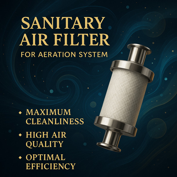 Brewferm Sanitary Air Filter for Aeration System
