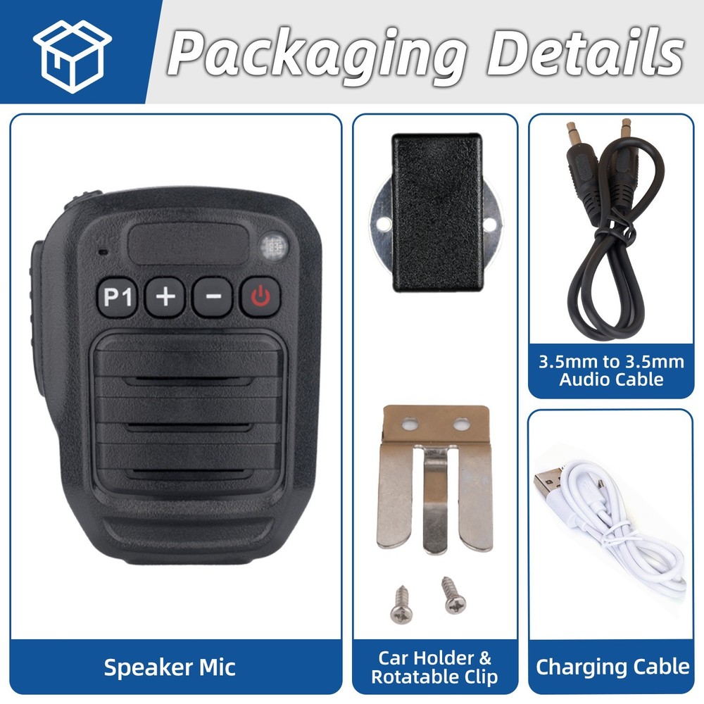 Remote Speaker Microphone (Integrated Zello PTT)