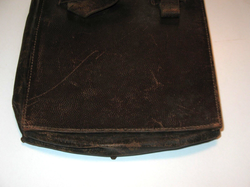 WW 11 War German Map Case Makers Name Printed Extra Nice Original Condition