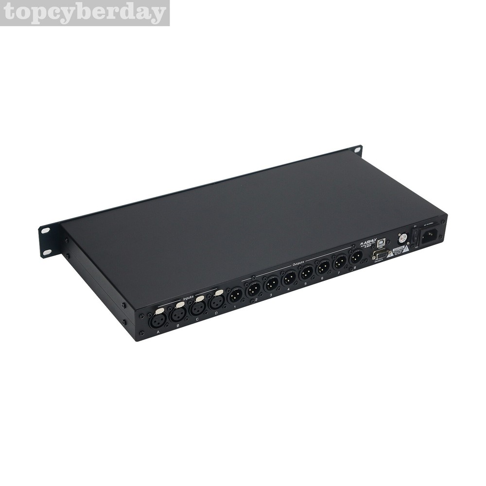 4.8SP DSP Digital Audio Processor Software 4 In 8 Out Professional Sound System