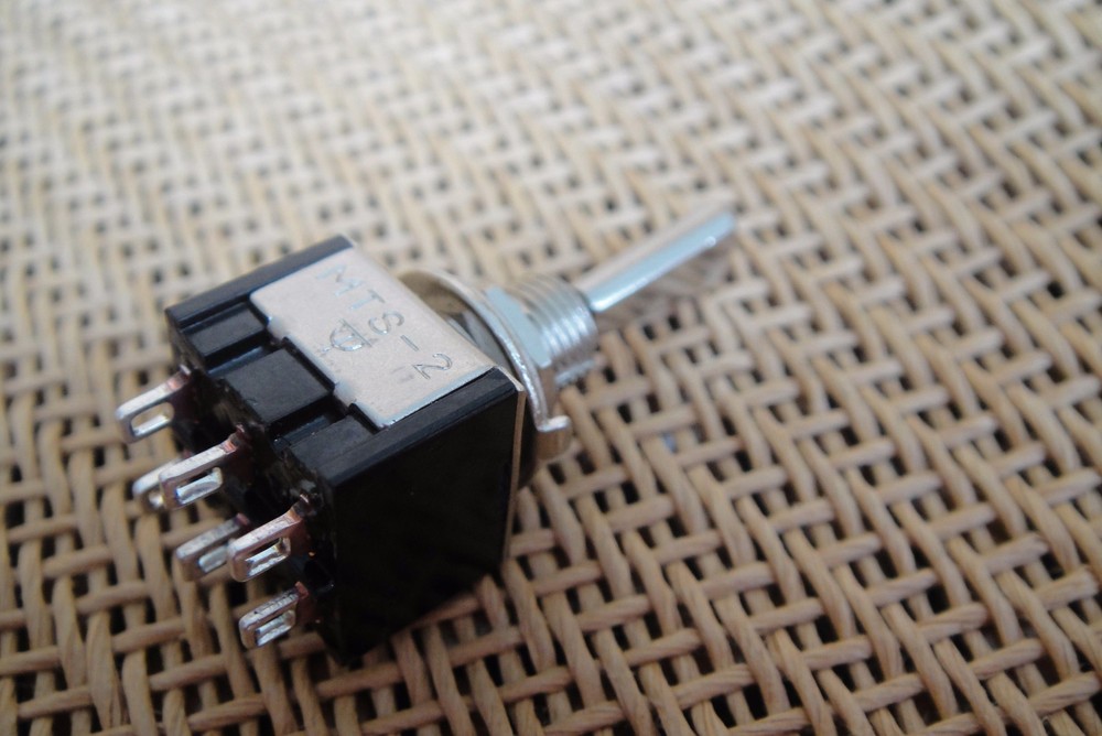 ON/ON/ON Mini Toggle Switch 3 Position 3 Circuits DP3T for Guitar Effects Pedal