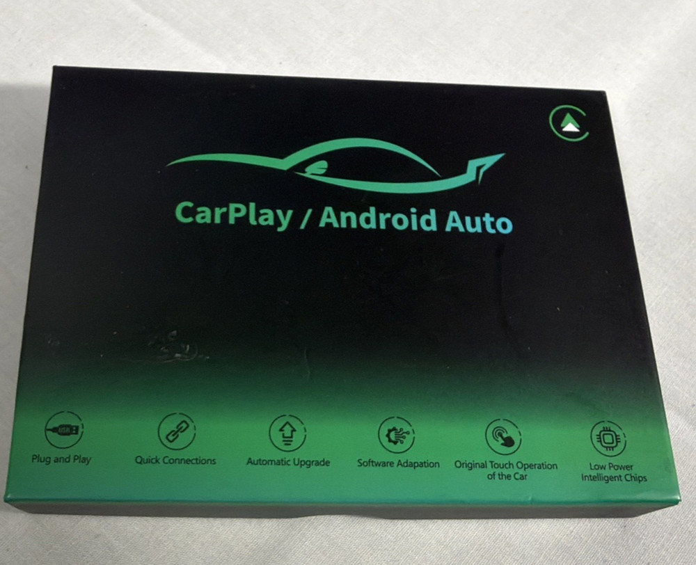 Wireless CarPlay & Android Auto Adapter - USB Plug & Play for Easy Setup