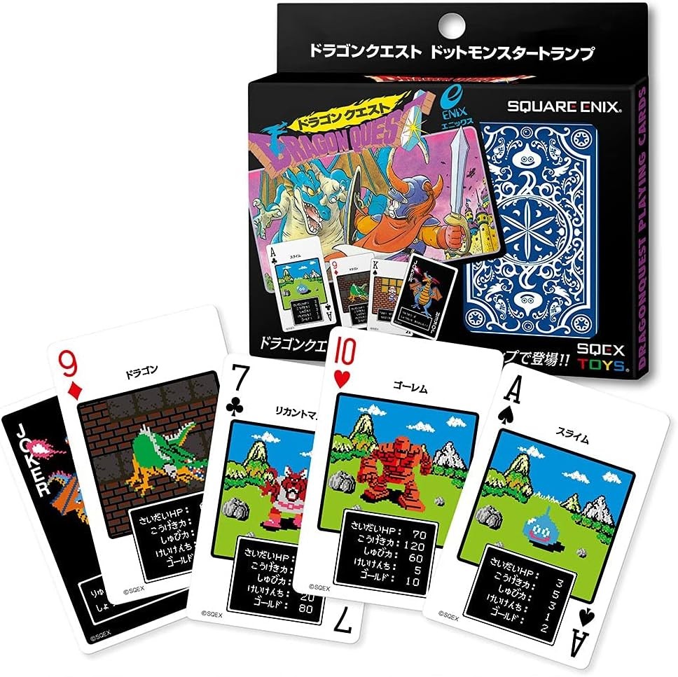 Dragon Quest Dot Monster Playing Cards