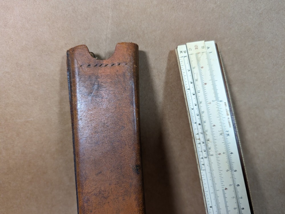 K&E Keuffel & Esser 4053 Log Log Duplex Decitrig Slide Rule w/ Case