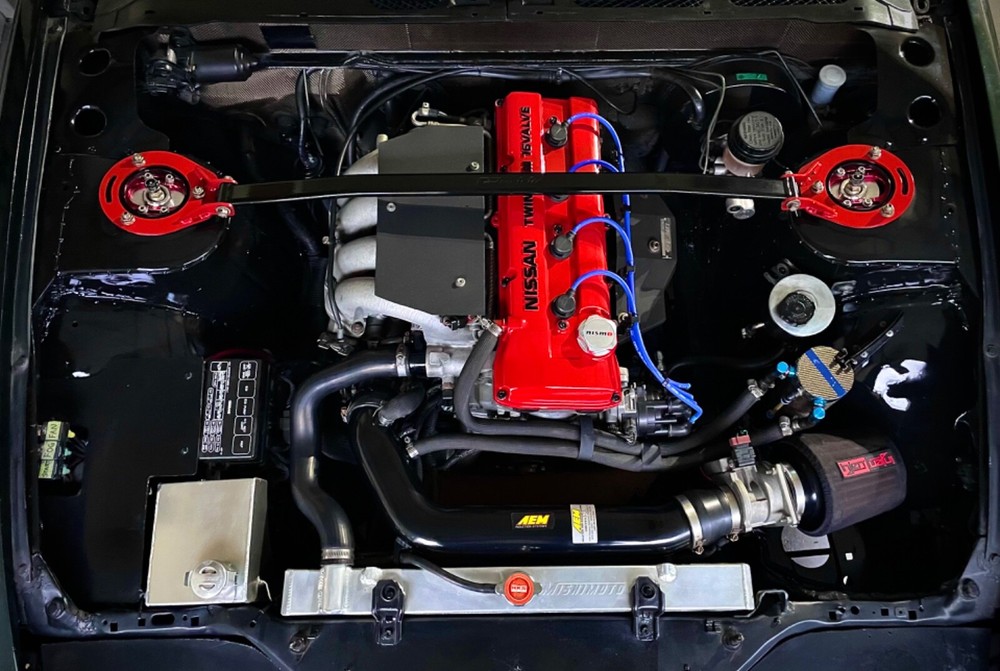 S13 240SX strut tower and firewall support braces 