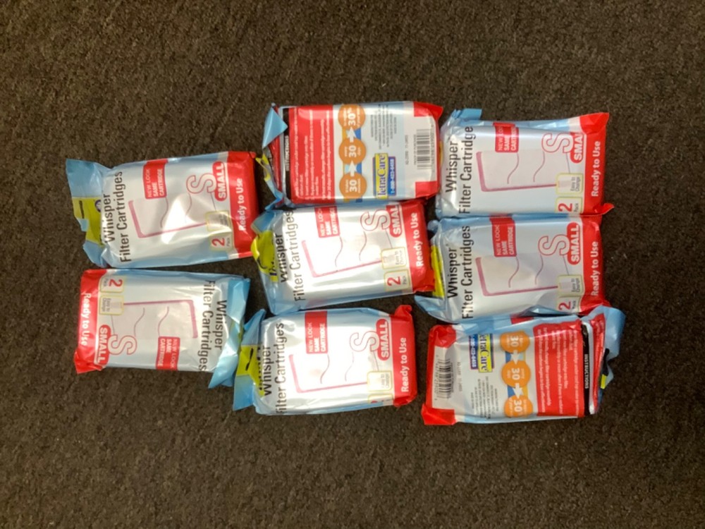 Tetra Whisper Filter Cartridges, Size Small,  16 pack 8*  2 pack