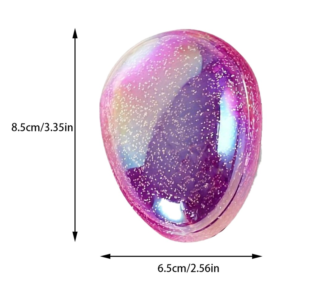 Mini Portable Egg-Shaped Durable Long-Lasting Mini Portable Egg-Shaped Hair Comb