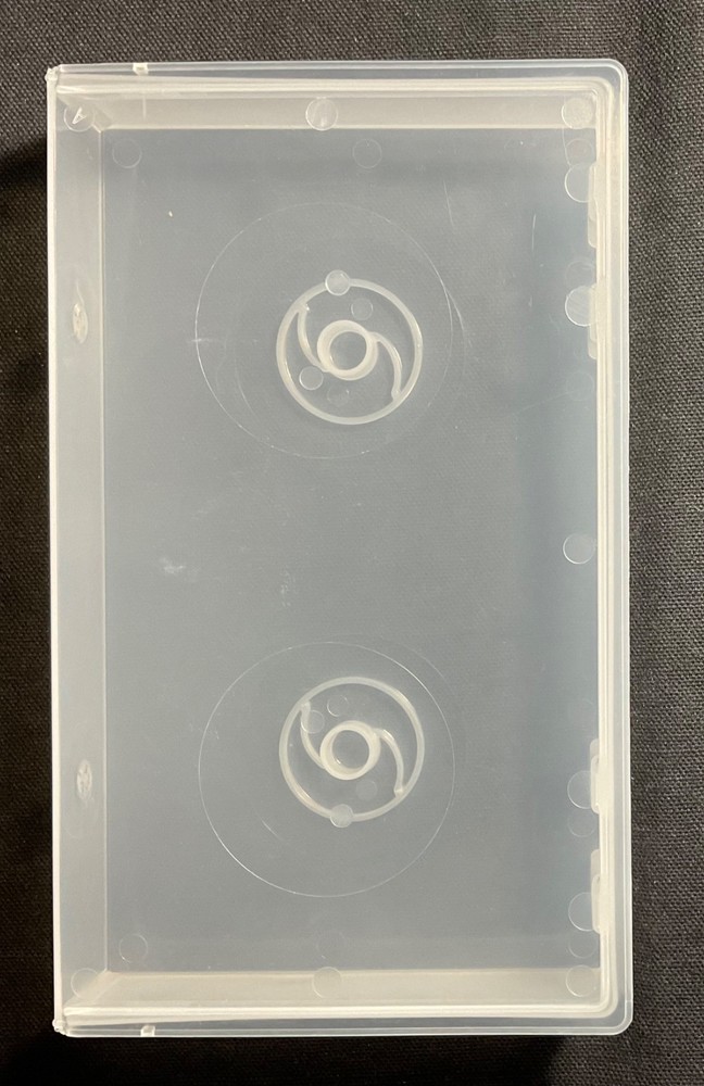 VHS Hard Clam Shell Case - Clear  - NEW !!