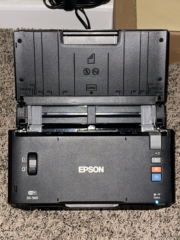 Epson WorkForce DS-560 Wireless WIFI Color Document Scanner