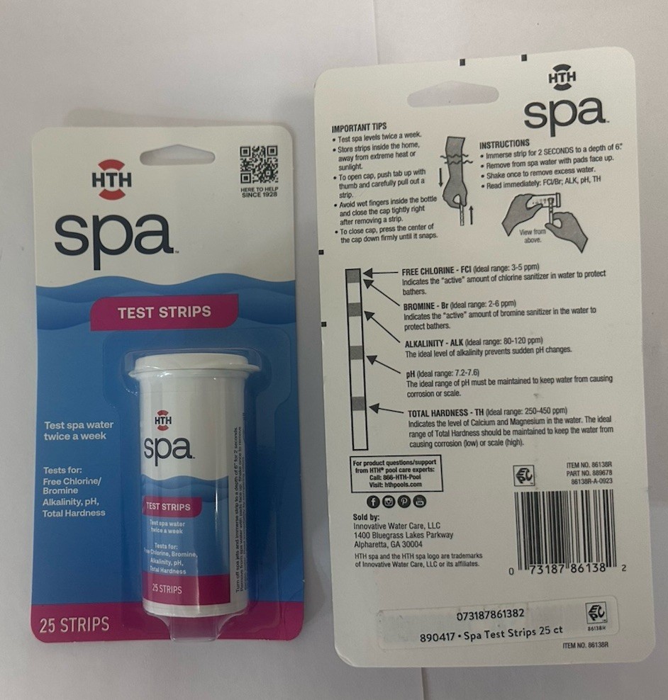 2 Packages Brand New HTH Spa Solid Test Strips 50 Units