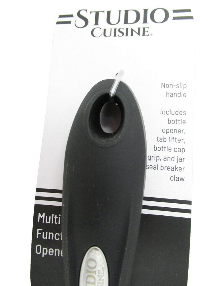 Multi Function Bottle Jar Opener tab lifter seal breaker claw non-slip handle
