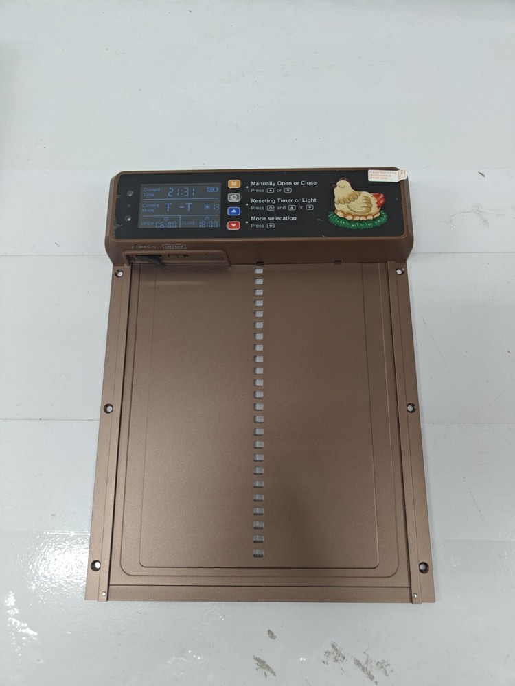 Automatic Rechargeable Chicken Coop Door