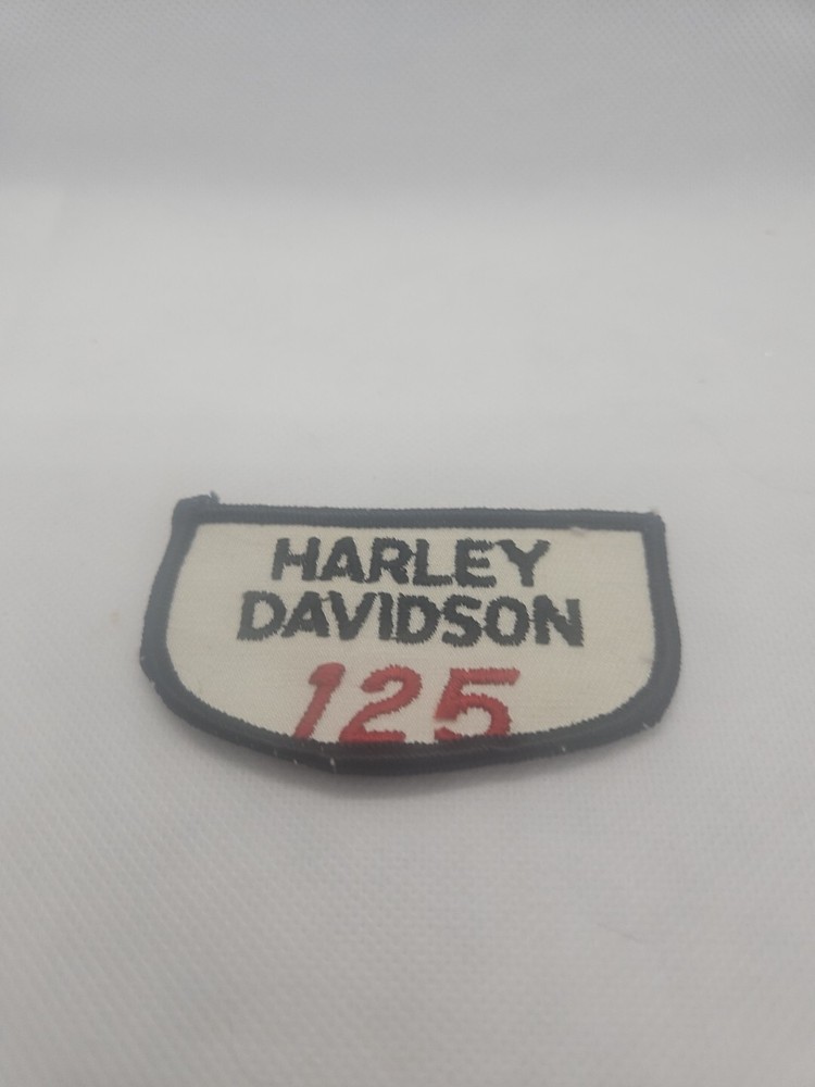 Harley Motorcycle 125 Patch _ Vintage