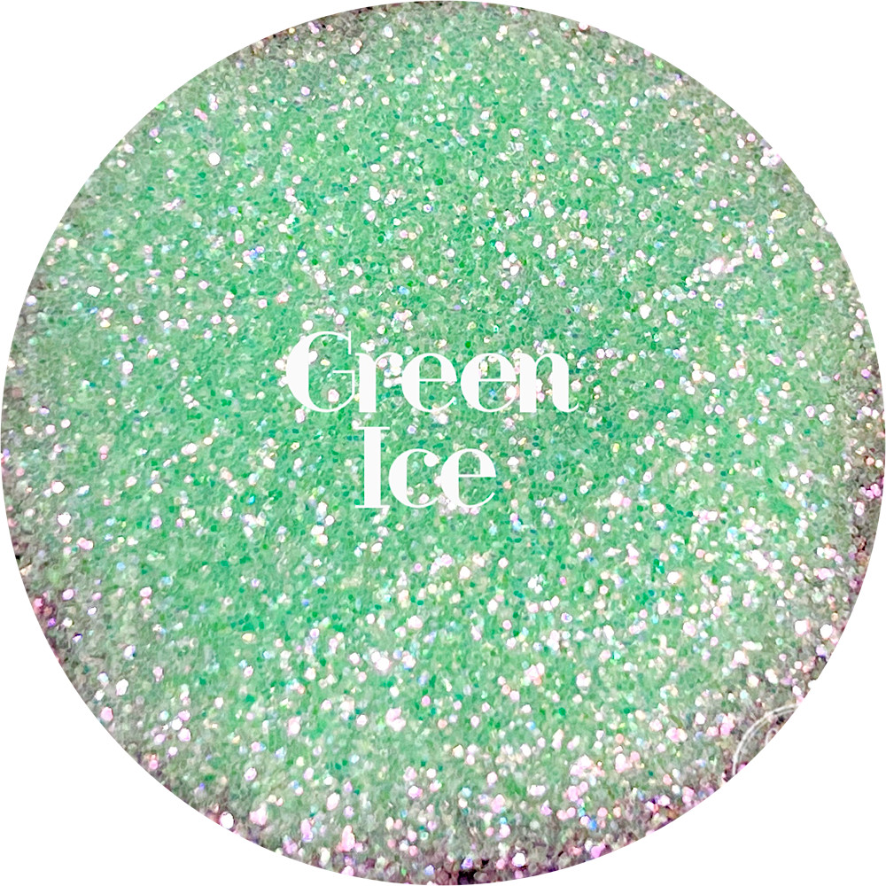 Premium Polyester Glitter - Pastel Green Iridescent